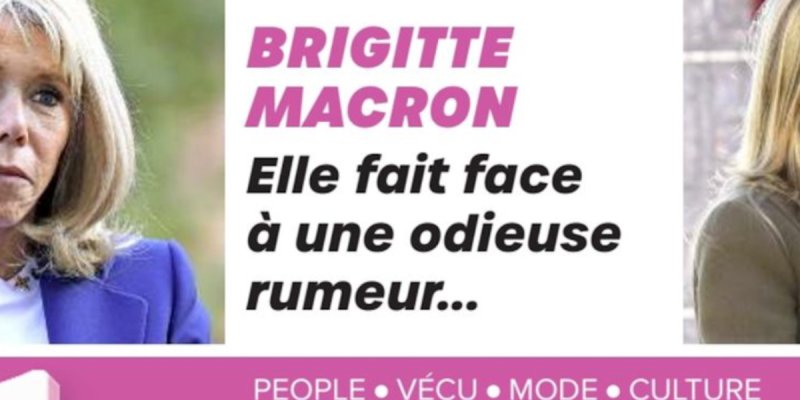 Brigitte Macron fait face à une odieuse rumeur