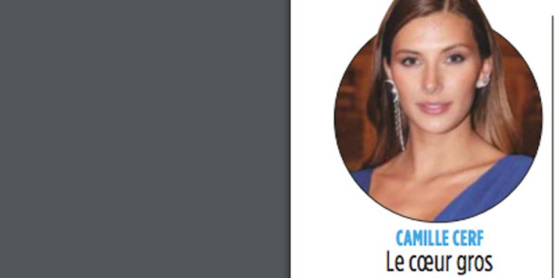 Camille Cerf, le coeur gros, son étonnant complexe (photo)