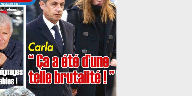 Carla Bruni, « ça a été d'une brutalité », Nicolas Sarkozy ne peut rien pour la protéger