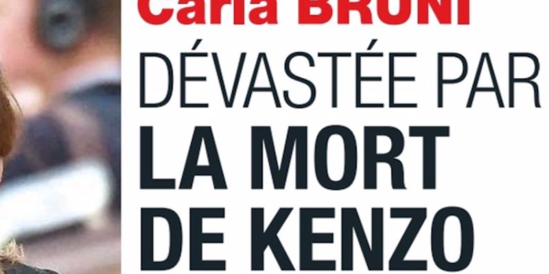 Carla Bruni dévastée - elle ne se remet pas de la mort de Kenzo