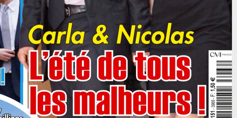 Carla Bruni et Nicolas Sarkozy, l'été de tous les malheurs