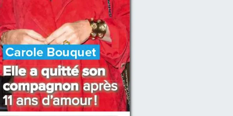 Carole Bouquet séparée de Philippe Sereys de Rothschild, un signe qui révèle tout
