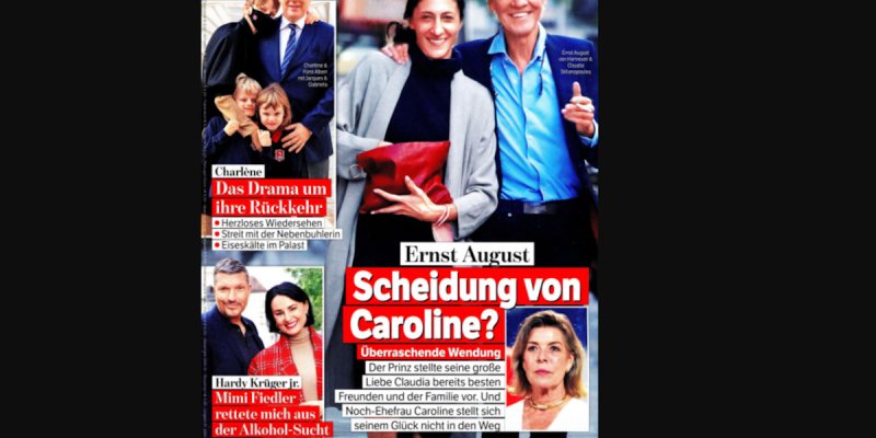 Caroline de Monaco, fin d'année difficile - Ernest August veut divorcer