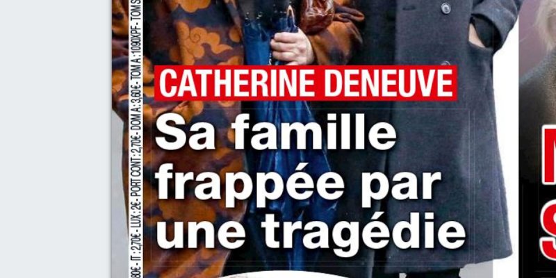 Catherine Deneuve sous le choc - sa famille frappée par une tragédie