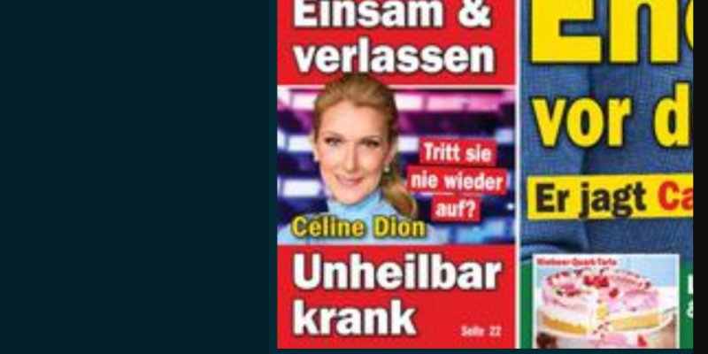 Céline Dion - en phase terminale de cancer, face à face avec son public annulé