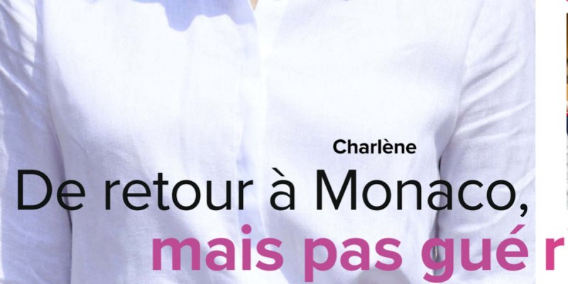 Charlène de Monaco - pas encore guérie, révélation sur sa première sortie officielle