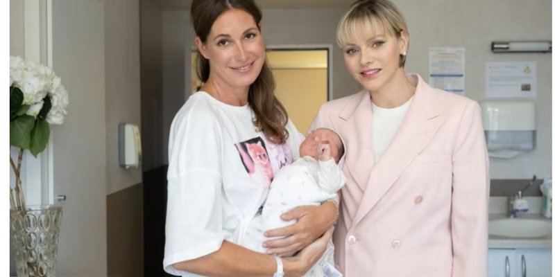 Charlène de Monaco éclatante à la maternité : Une robe Ralph Lauren à 2200 euros