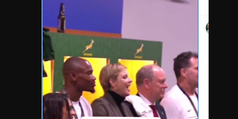 Charlène et Albert de Monaco - Une touche magique à la soirée de victoire des Springboks au stade de France
