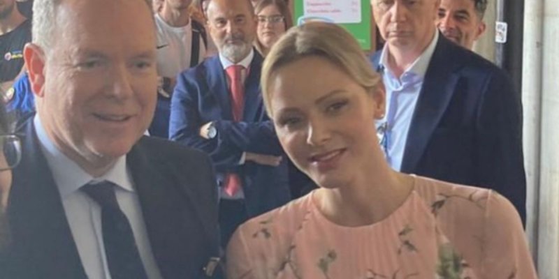 Charlène et Albert de Monaco en vacances à Venise 
