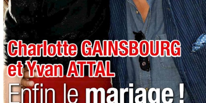 Charlotte Gainsbourg et Yvan Attal, enfin le mariage !