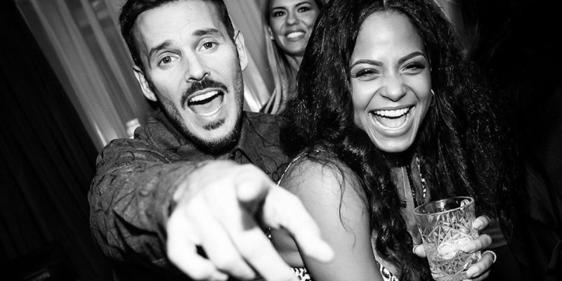 Christina Milian et M. Pokora, fin de zone orageuse, soirée arrosée avec Lewis Hamilton (photo)