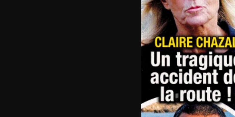 Claire Chazal - Un tragique accident de la route