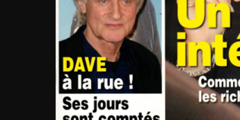 Dave à la rue, ses jours sont comptés - Il répond à la rumeur