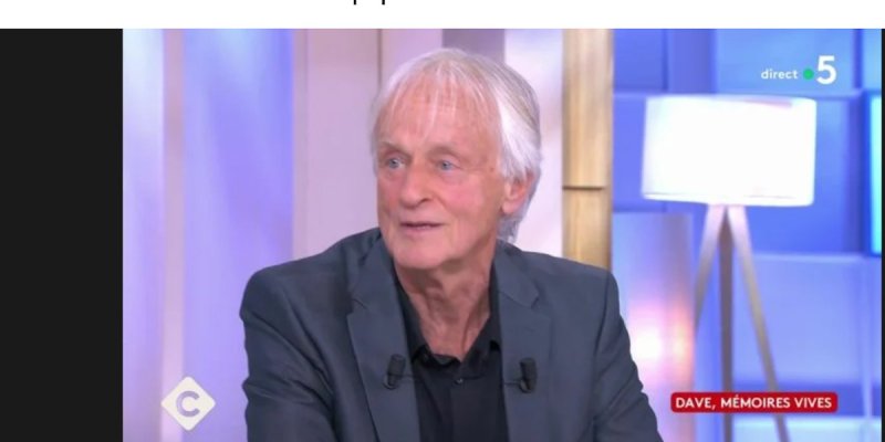 Dave : une révélation intime qui met mal à l'aise l'équipe de C à Vous