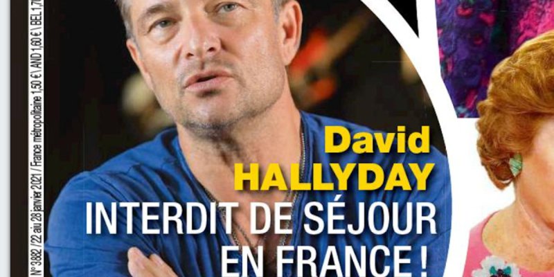 David Hallyday, interdit de séjour en France - ce clin d'oeil aux Etats-Unis, son second pays (photo)