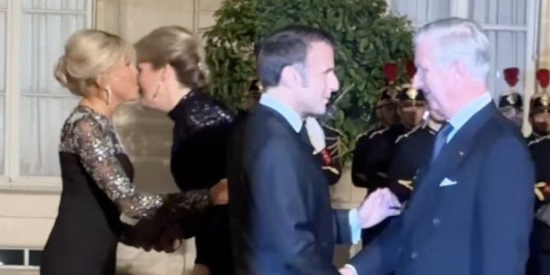 Dîner d'État à l'Élysée : les tenues de Mathilde de Belgique et Brigitte Macron suscitent des critiques