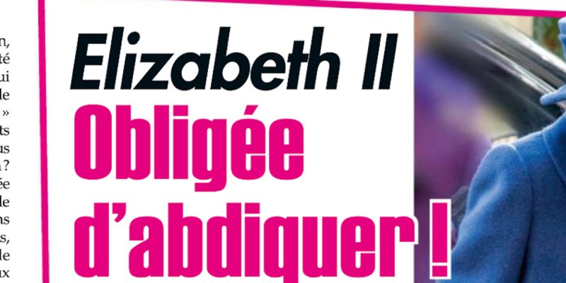 Elizabeth II fragilisée et obligée d'abdiquer, sa forme mise au point