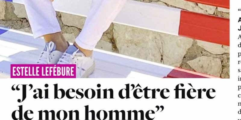 Estelle Lefébure, ses confidences sur l'homme de sa vie
