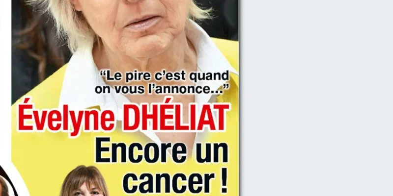 Évelyne Dhéliat, blessure secrète, sa méthode pour cacher le cancer