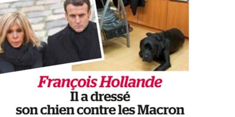 François Hollande a dressé son chien contre Brigitte Macron, la vérité éclate