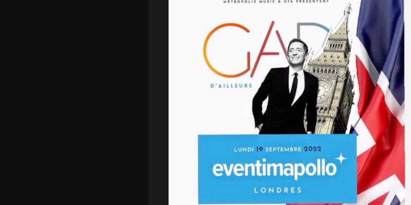 Gad Elmaleh face à son public à Eventim Apollo - Clin d'oeil à Charlotte Casiraghi