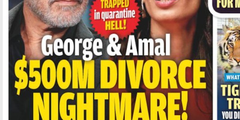 George Clooney, crise en confinement avec Amal - L'acteur livre sa vérité