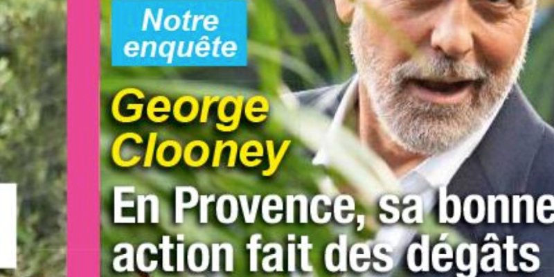 George Clooney et sa ferme à Brignoles - L'ombre de la polémique plane sur sa générosité, d'énormes dégâts