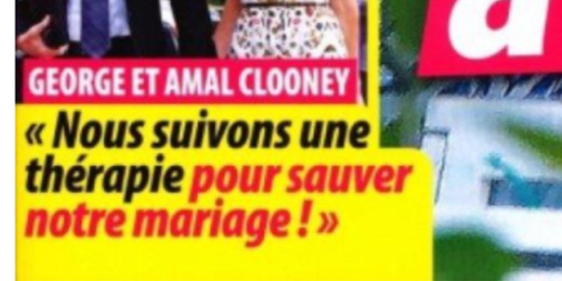 George Clooney - mariage avec Amal sauvé - Une surprenante thérapie