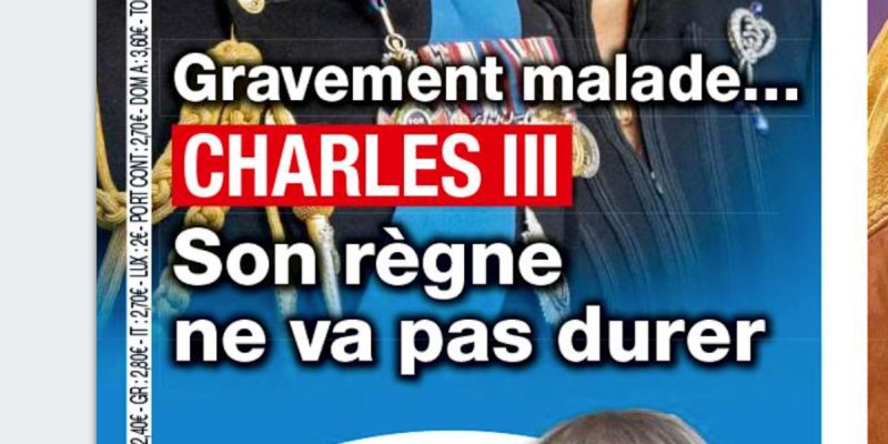 Gravement malade, Charles III, son règne ne va pas durer