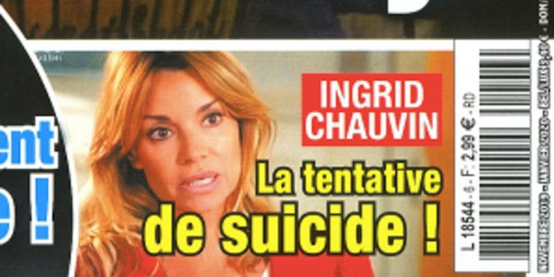 Ingrid Chauvin, "divorce" - Tentative de suicide, un drame continue de la hanter