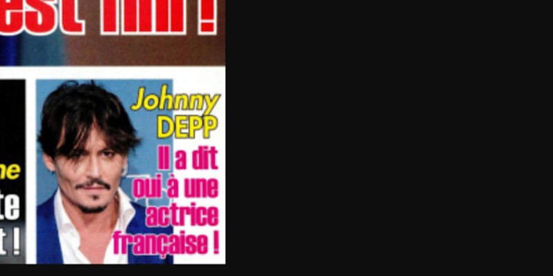 Johnny Depp comblé - Il a dit oui à une actrice française