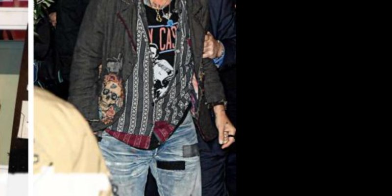 Johnny Depp en mode « acteur punk rock » à Paris malgré les critiques sur sa prise de poids