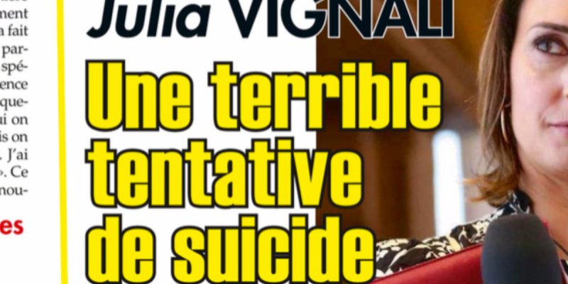 Julia Vignali, une terrible tentative de suicide