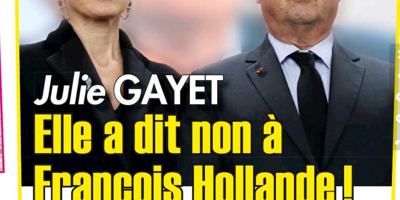 Julie Gayet, après huit ans de relation, elle a dit non à François Hollande