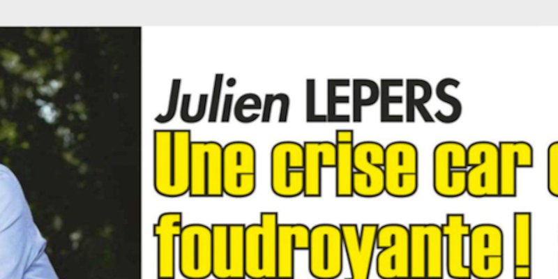 Julien lepers, drame, une crise cardiaque foudroyante (photo)
