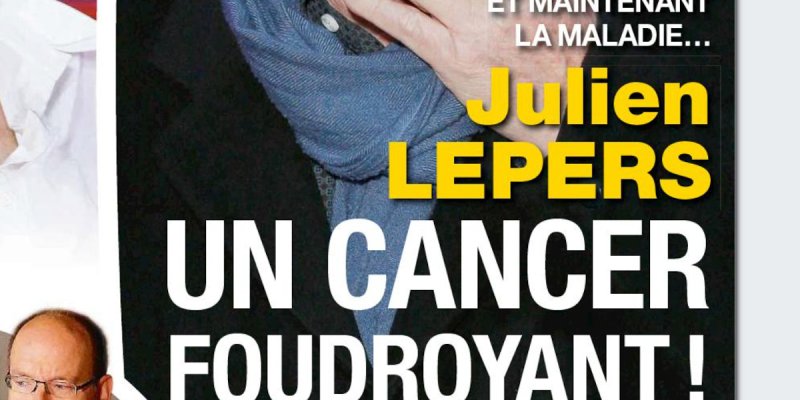 Julien Lepers, un cancer foudroyant, « le chômage et maintenant la maladie ».