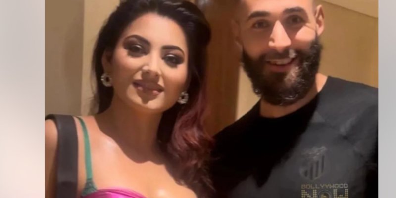 Karim Benzema en coule avec Urvashi Rautela, une star indienne
