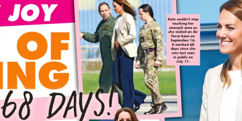 Kate Middleton, son bébé caché à Brize Norton, ses nausées matinales terrassées (photo)