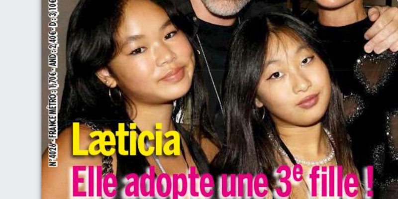 Laeticia Hallyday, après Jade et Joy, elle adopte une 3e fille