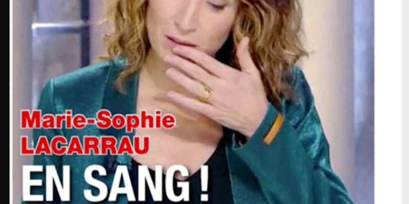 Marie-Sophie Lacarrau en sang, l'angoisse sur TF1