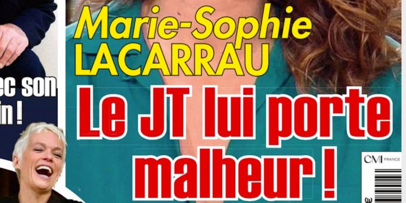 Marie-Sophie Lacarrau, le JT lui porte malheur !