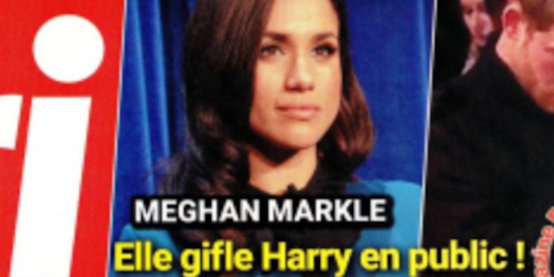 Meghan Markle, elle gifle le prince Harry en public, détails révélés