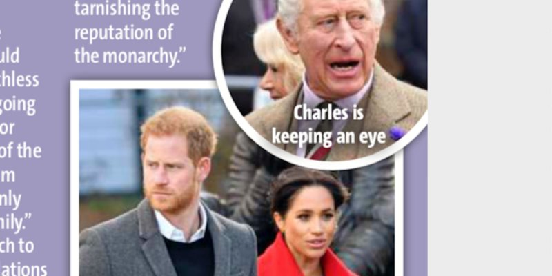 Meghan Markle et Harry obsédés par la vengeance ! Le plan insidieux de Charles pour les contrer