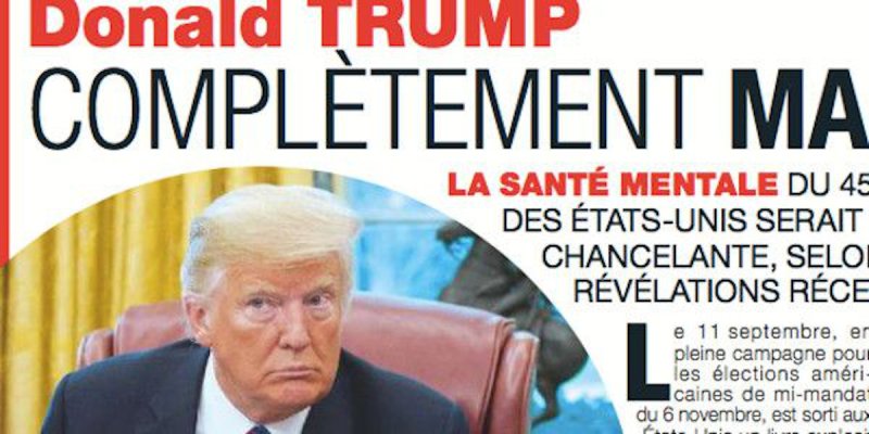 Melania Trump inquiète pour son son mari, complètement maboul, un expert se livre