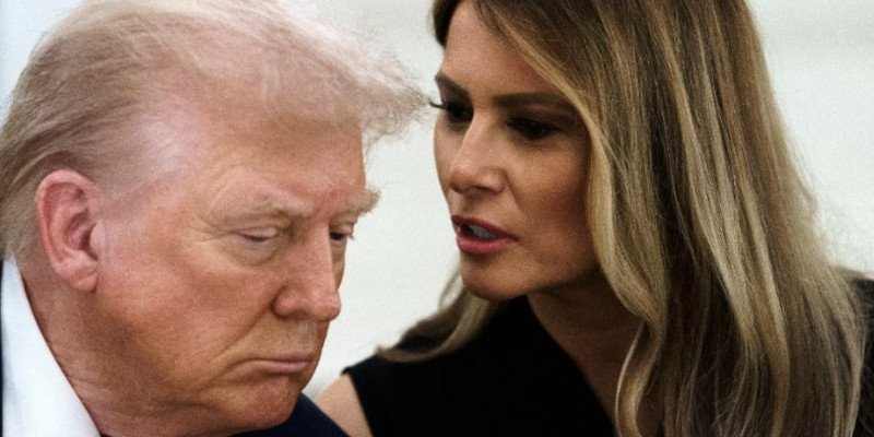 Melania Trump se clashe avec Donald Trump en public