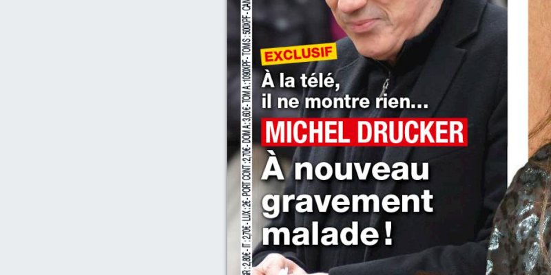 Michel Drucker, à nouveau gravement malade ! À la télé, il ne montre rien…