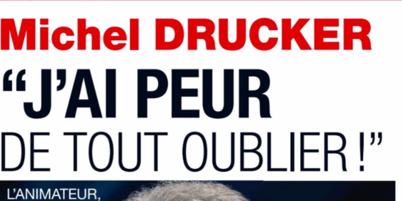 Michel Drucker amnésique, sa pire crainte, l'animateur se livre