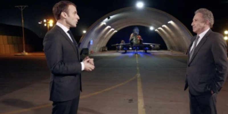 Michel Drucker honoré par Emmanuel Macron