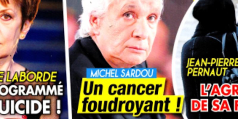 Michel Sardou, cancer du sang, les pires mois de sa vie