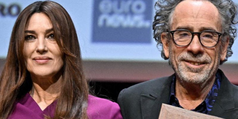 Monica Bellucci : Son défi d'équilibre avec Tim Burton !